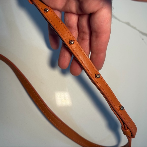 Dagne Dover peach leather crossbody bag - Picture 8 of 16